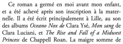 Extrait de la page du livre.